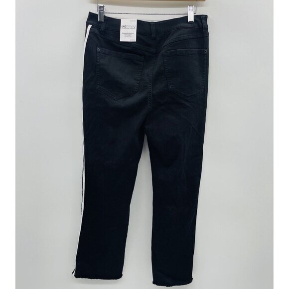INC International Concepts Womens 10/30 High Rise Cropped Side-Stripe Jeans $79 - Picture 5 of 10